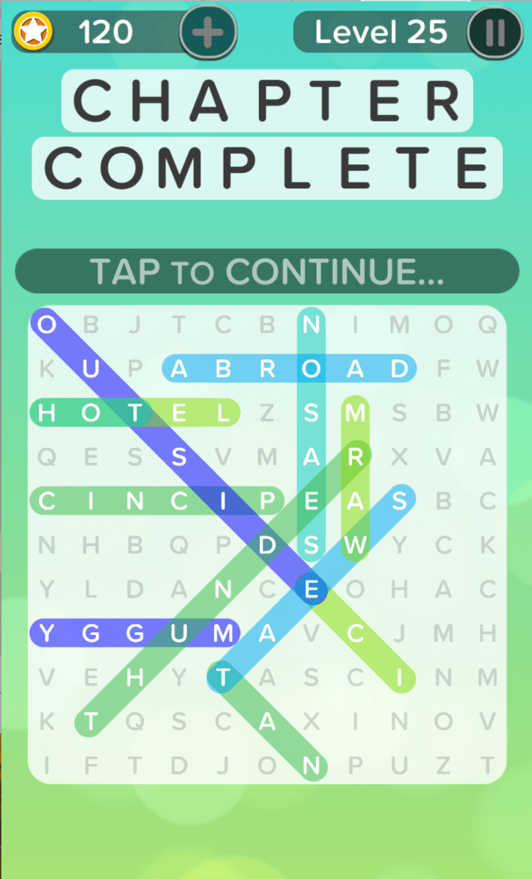 Word Search Addict Answers Level 25 Qunb