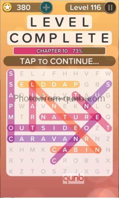 Word Search Addict Answers Level 116 Qunb
