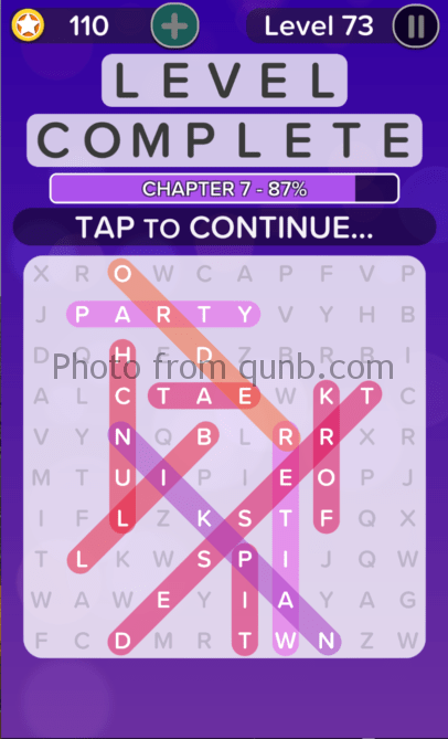 Word Search Addict Answers Level 73 Qunb