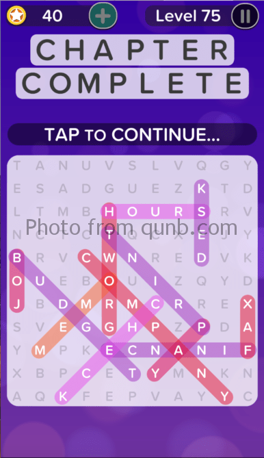 Word Search Addict Answers Level 75 Qunb