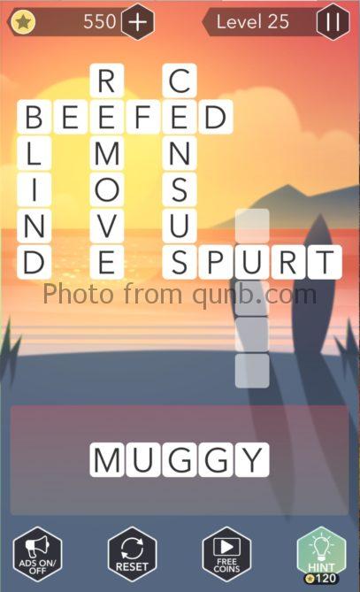 Word Tropics Level 25 Qunb