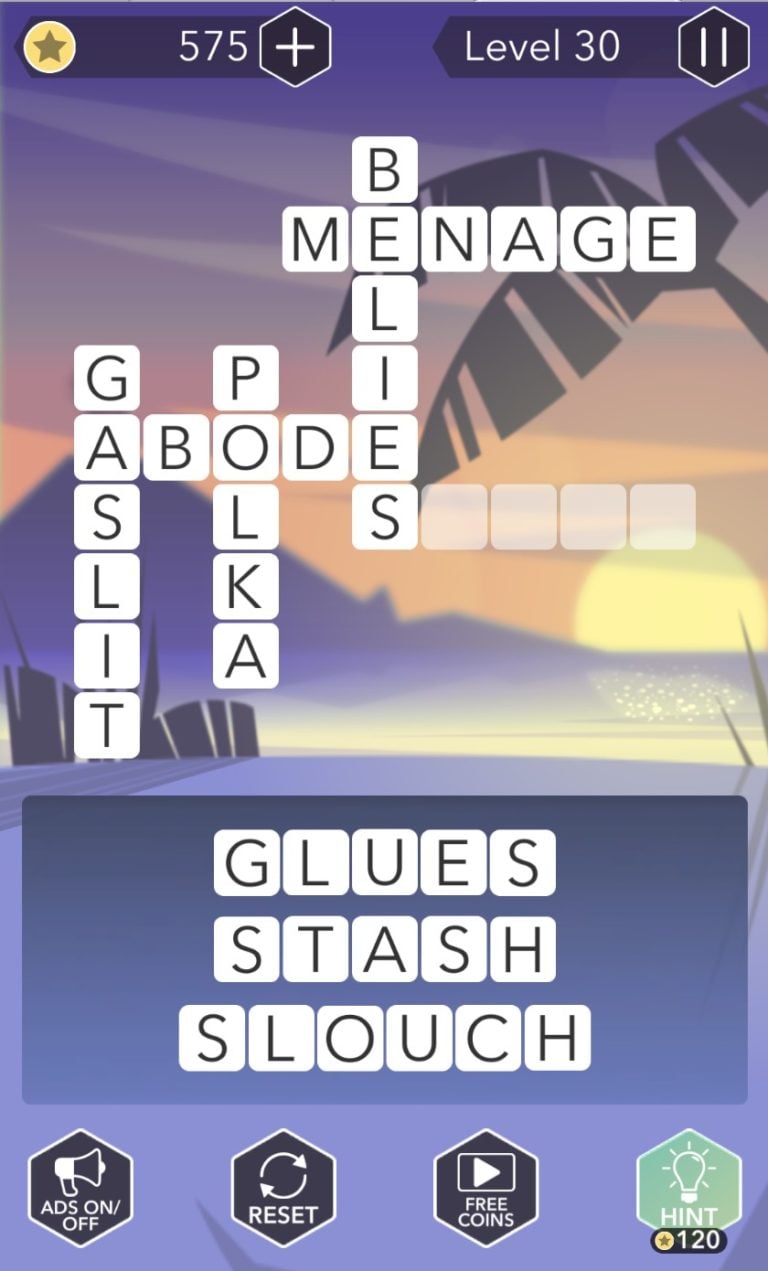 Word Tropics Level 30 Qunb
