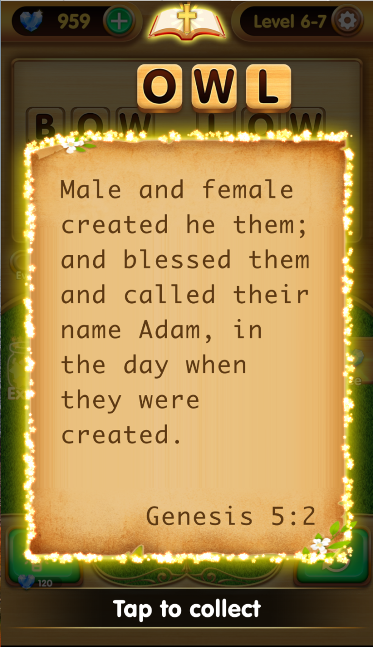 Bible Word Puzzle Chapter 6 Qunb