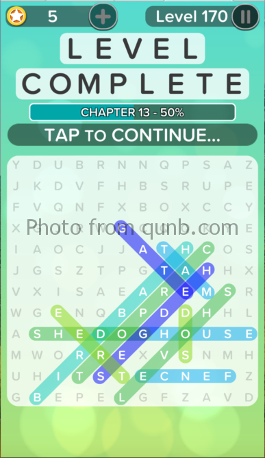 Word Search Addict Answers Level 170 Qunb