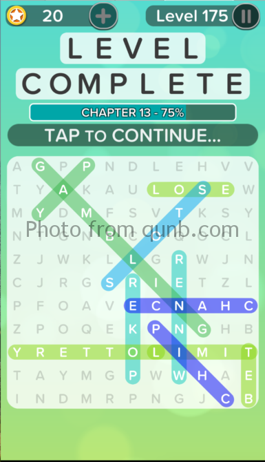 Word Search Addict Answers Level 175 Qunb