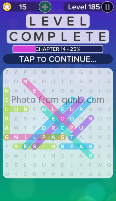 Word Search Addict Answers Level 185 Qunb