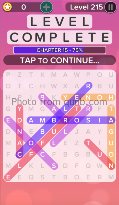 Word Search Addict Answers Level 215 Qunb
