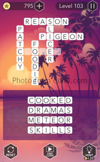 Word Tropics Answers Level 103 Qunb