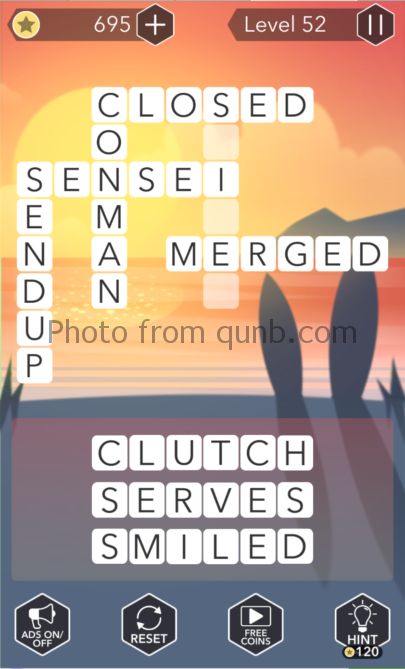 Word Tropics Answers Level 52 Qunb