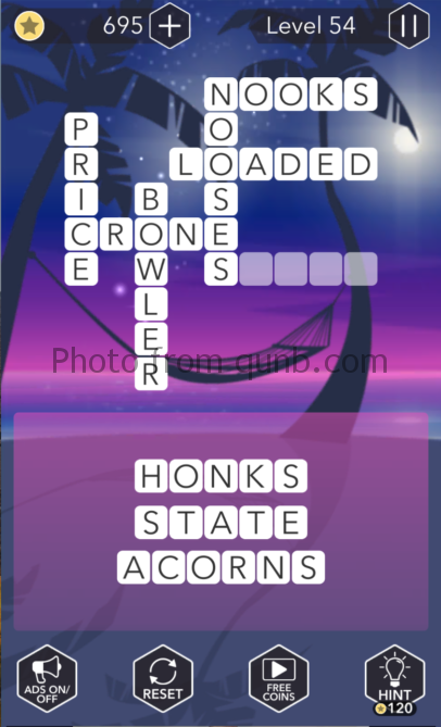 Word Tropics Answers Level 54 Qunb