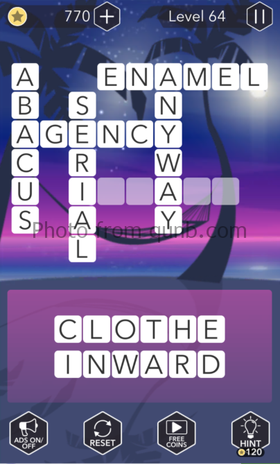 Word Tropics Answers Level 64 Qunb