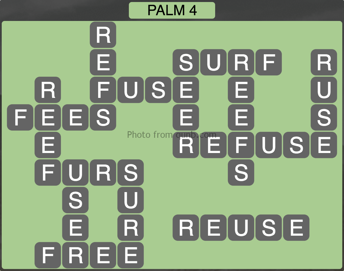 Wordscapes Palm 4 Level 276 Answers Qunb