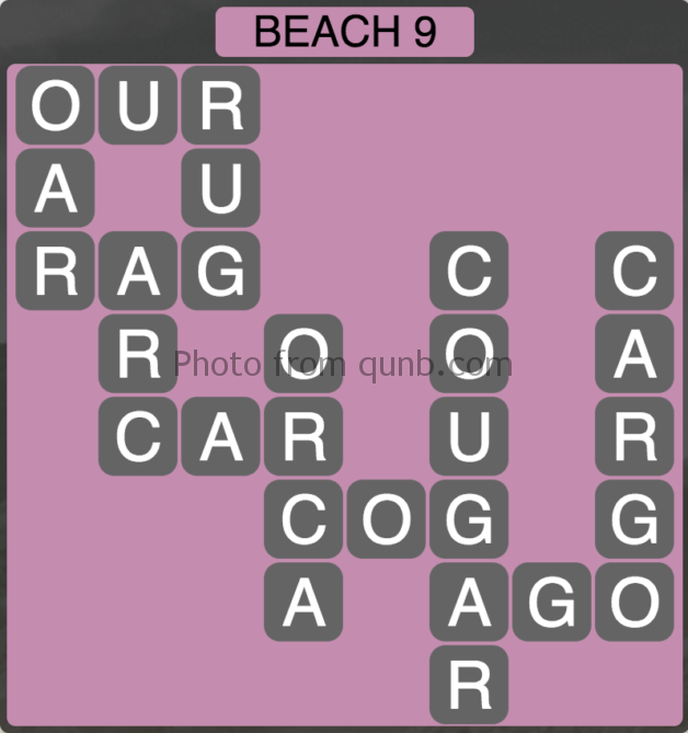 Wordscapes Beach 9 Level 297 Answers Qunb