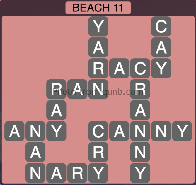 Wordscapes Beach 11 Level 299 Answers Qunb