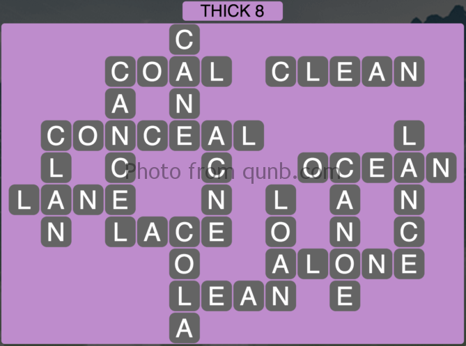 Wordscapes Thick 8 Level 664 Answers Qunb