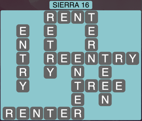 Wordscapes Sierra 16 Level 768 Answers Qunb