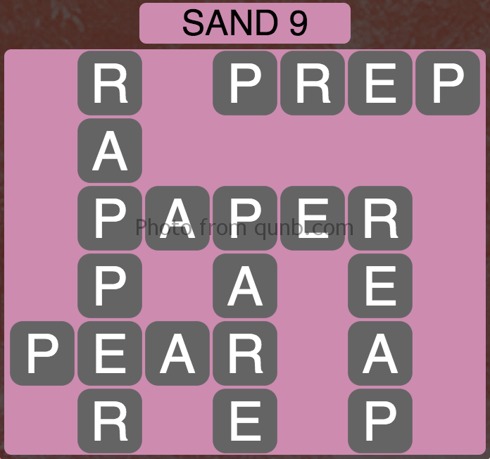 Wordscapes Sand 9 Level 793 Answers Qunb