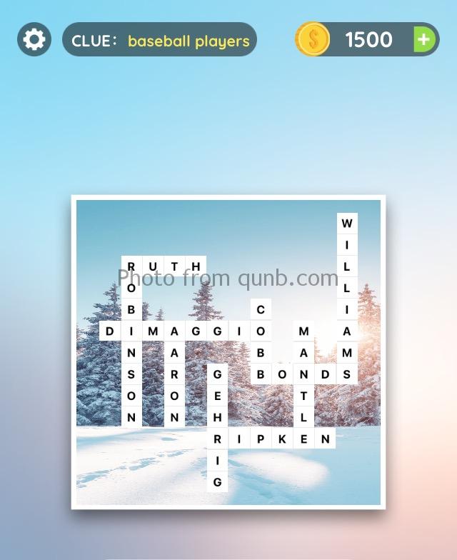Word slices baseball players answers Qunb