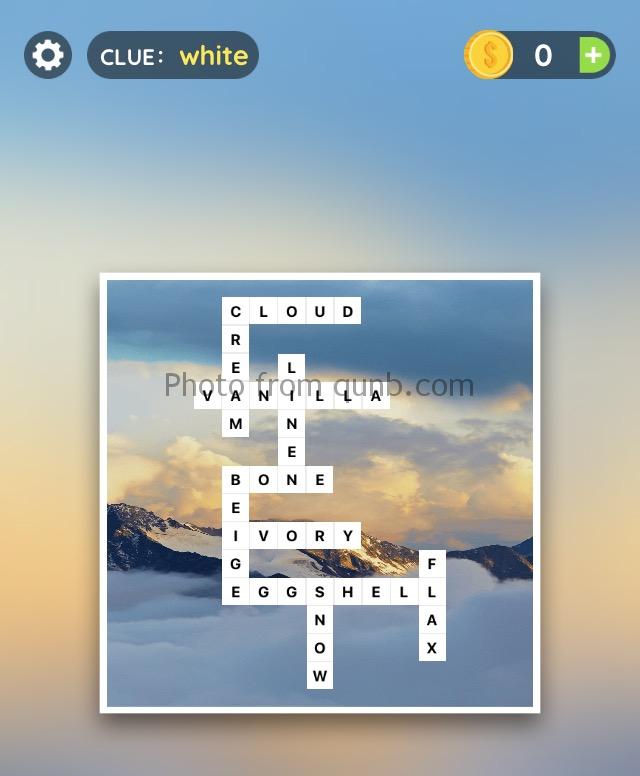 Word slices white1 answers Qunb