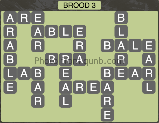 Wordscapes Brood 3 Level 1171 Answers Qunb