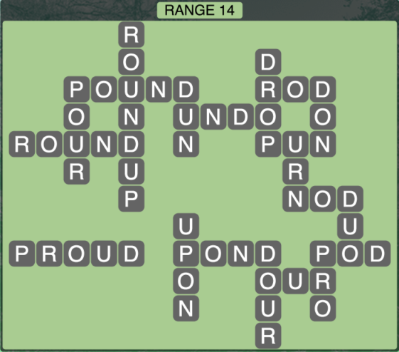 Wordscapes Range 14 Level 1342 Answers Qunb