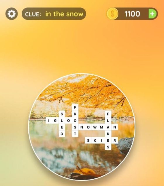 Word slices in the snow answers Qunb