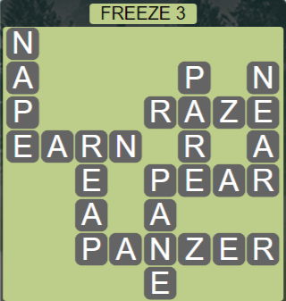 Wordscapes Ice Freeze 3 - Level 2819 Answers