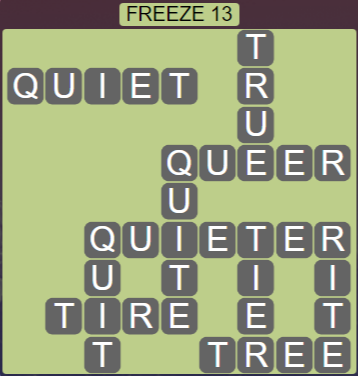 Wordscapes Ice Freeze 13 - Level 2829 Answers