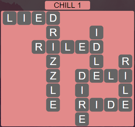 Wordscapes Basin Chill 1 - Level 3201 Answers