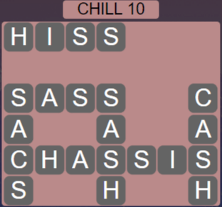 Wordscapes Basin Chill 10 - Level 3210 Answers