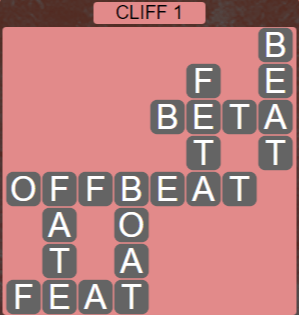 Wordscapes View Cliff 1 - Level 3313 Answers