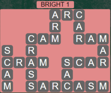 Wordscapes Astral Bright 1 - Level 3681 Answers