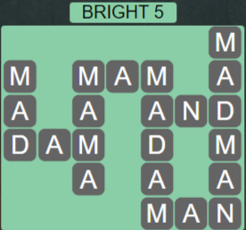 Wordscapes Astral Bright 5 - Level 3685 Answers