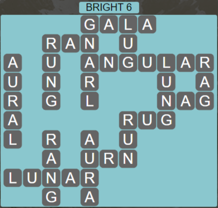 Wordscapes Astral Bright 6 - Level 3686 Answers