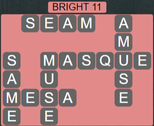 Wordscapes Astral Bright 11 - Level 3691 Answers