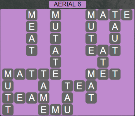 Wordscapes Green Aerial 6 - Level 3878 Answers