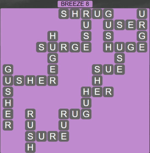Wordscapes Wind Breeze 8 - Level 4008 Answers
