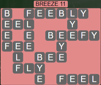 Wordscapes Wind Breeze 11 - Level 4011 Answers