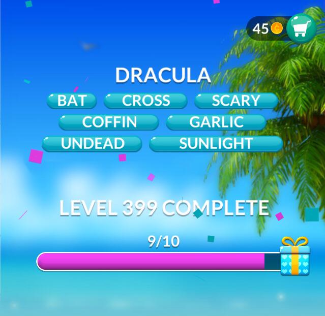 Word Stacks Level 399 Dracula Answers