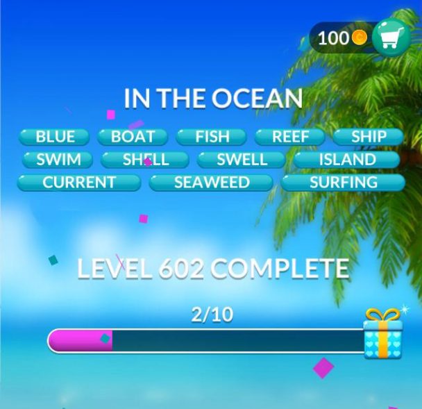 Word Stacks Level 602 In The Ocean Answers Qunb