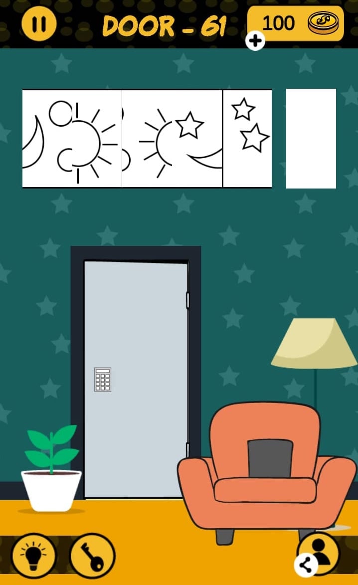 The 4 digit code door 61 Qunb
