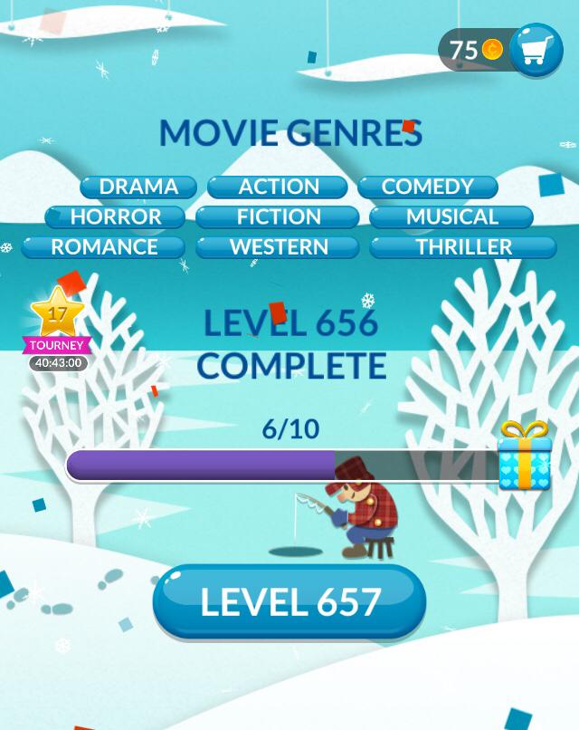 Word Stacks Level 656 Movie Genres Answers