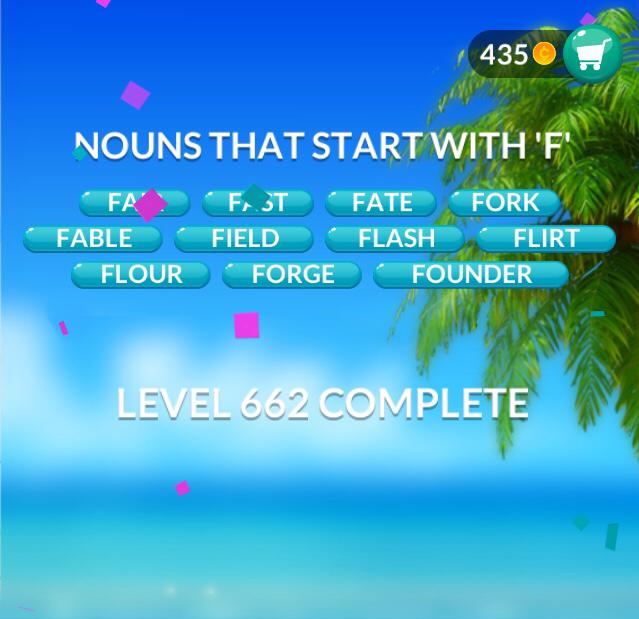 Word Stacks Level 662 Answers