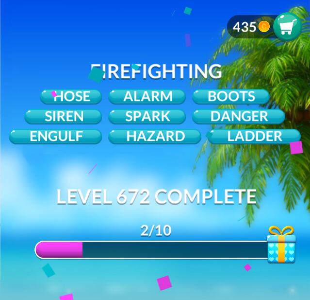 Word Stacks Level 672 Firefighting Answers