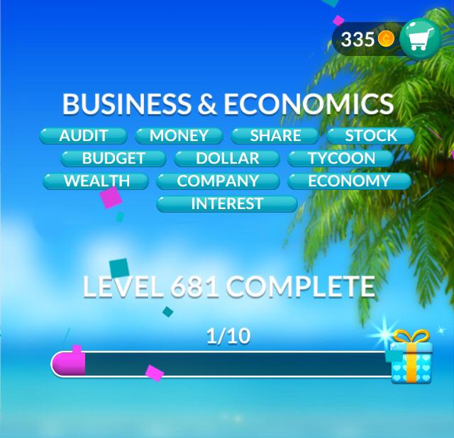 Word Stacks Level 681 Business & economics Answers