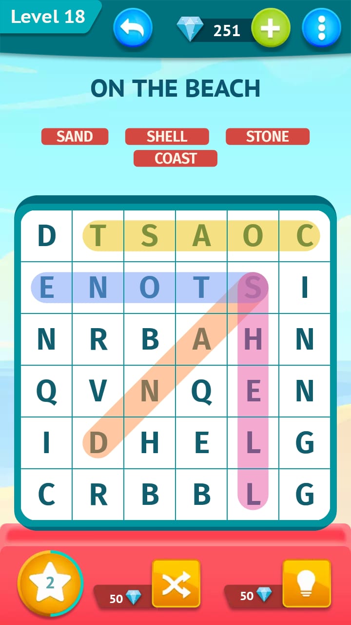 Smart Words Word Search Simple Level 18 Qunb