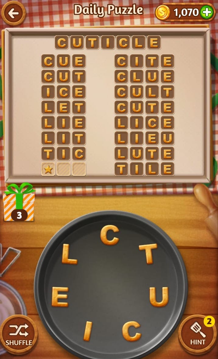 Word Cookies Daily March 19 2019 Answers