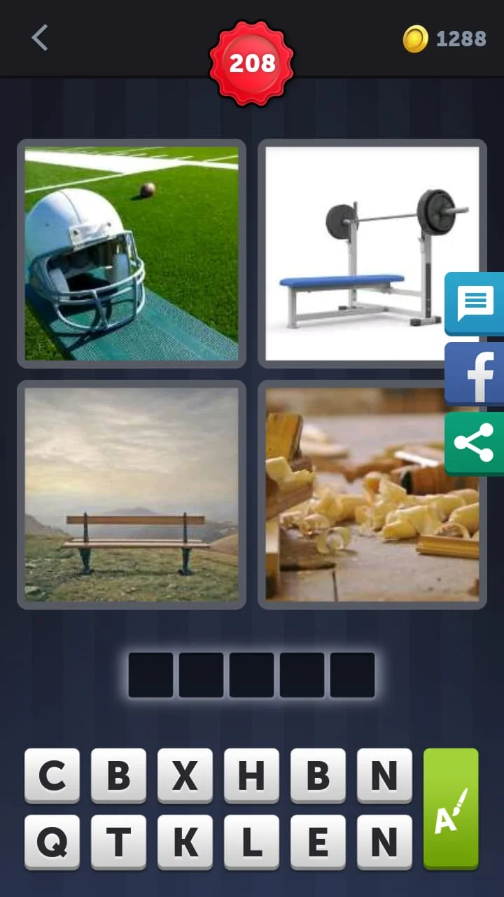 4 Pics 1 Word Level 208 Answer