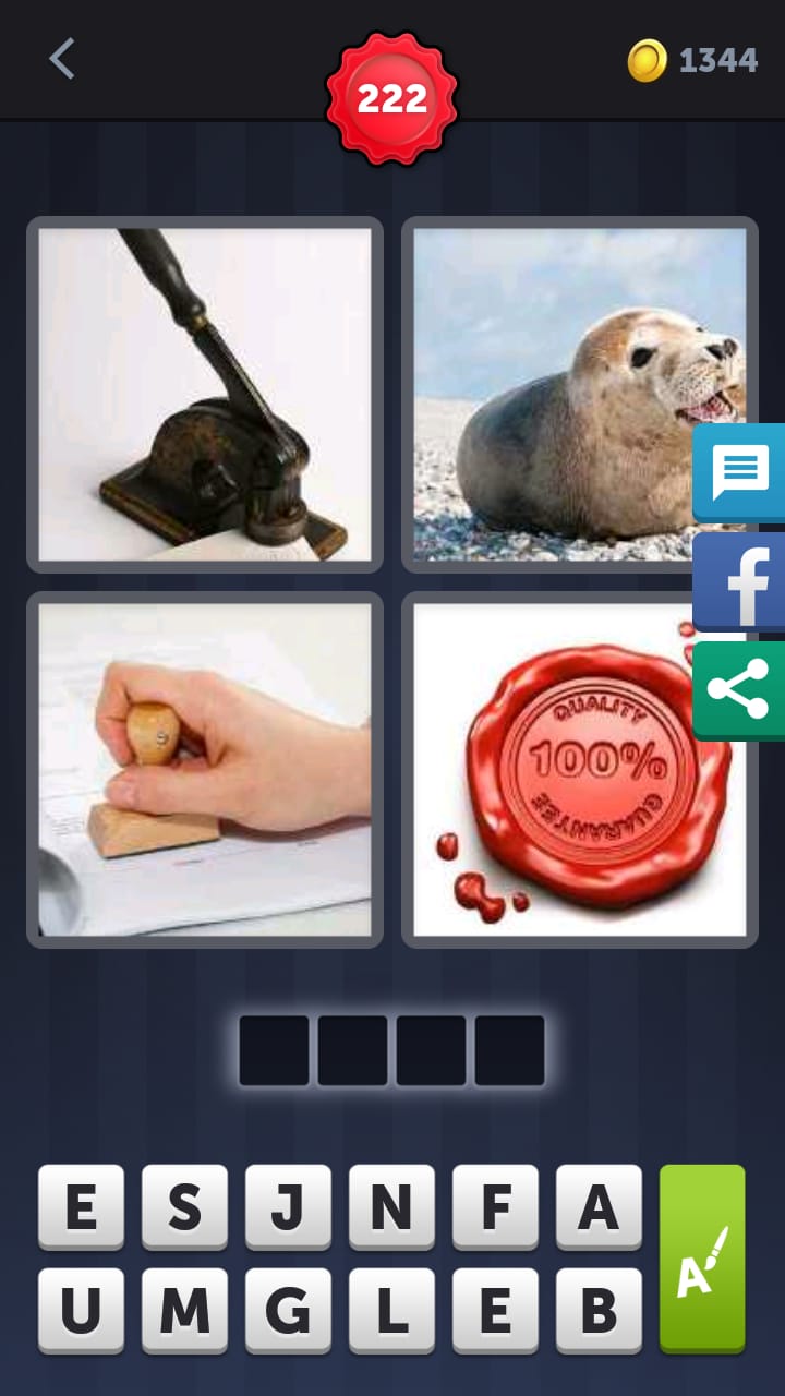 4 pics 1 word