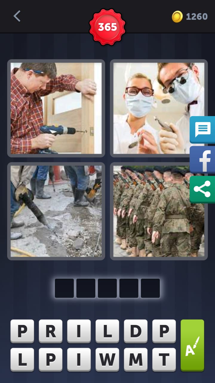 4 pics 1 word